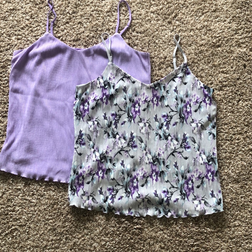Bundle of 2 WHBM spaghetti strap tops